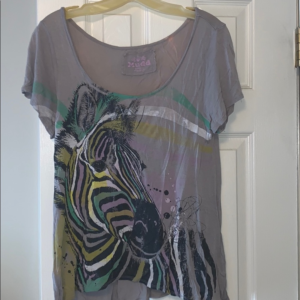 Funky Zebra Short Sleeve Tee